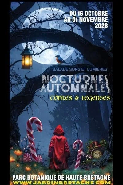 Flyer officiel — 2x4 entrées à gagner pour les Nocturnes Automnales du Parc de Haute Bretagne