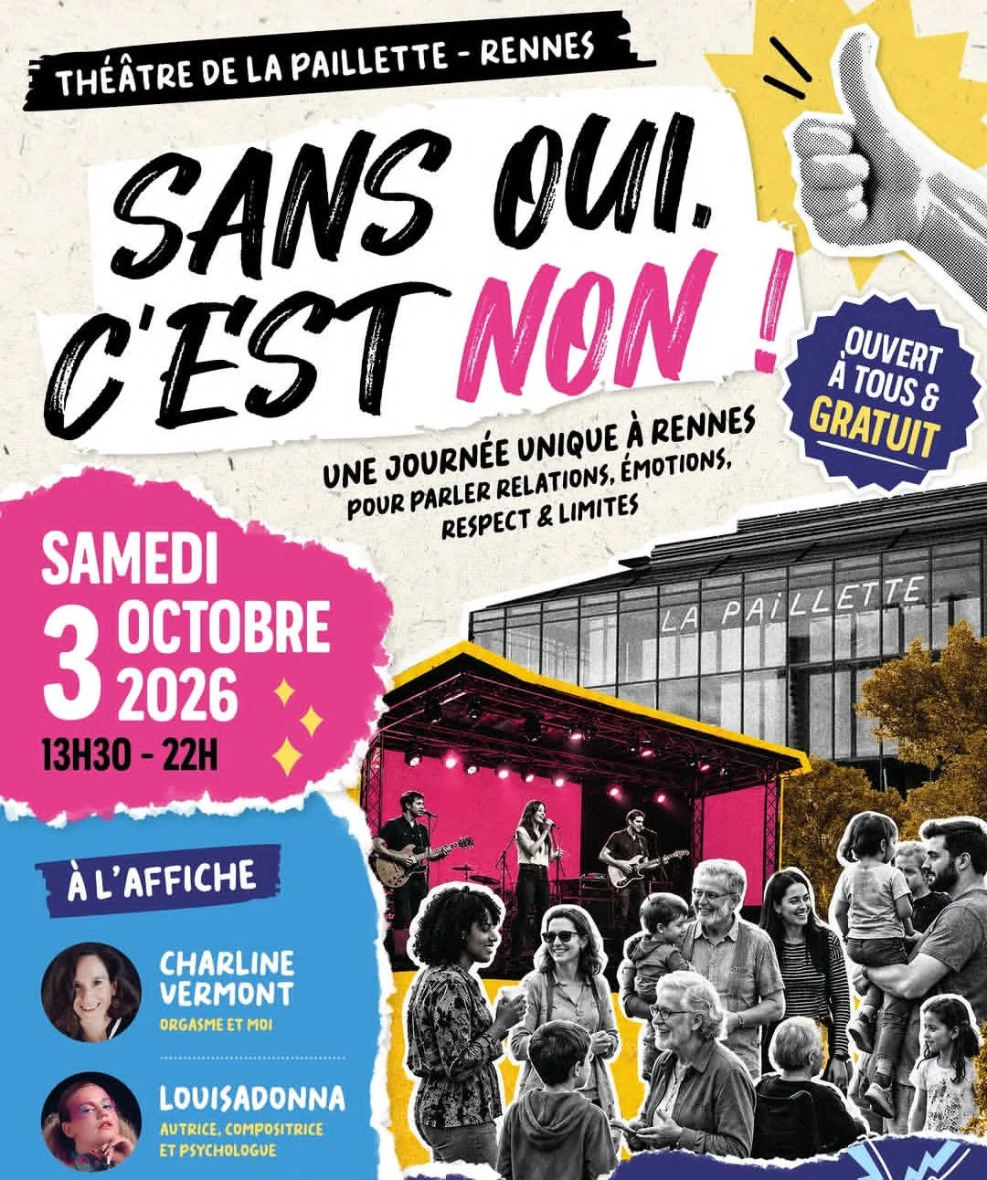 Sans oui, c’est non ! – Ateliers parent-enfant