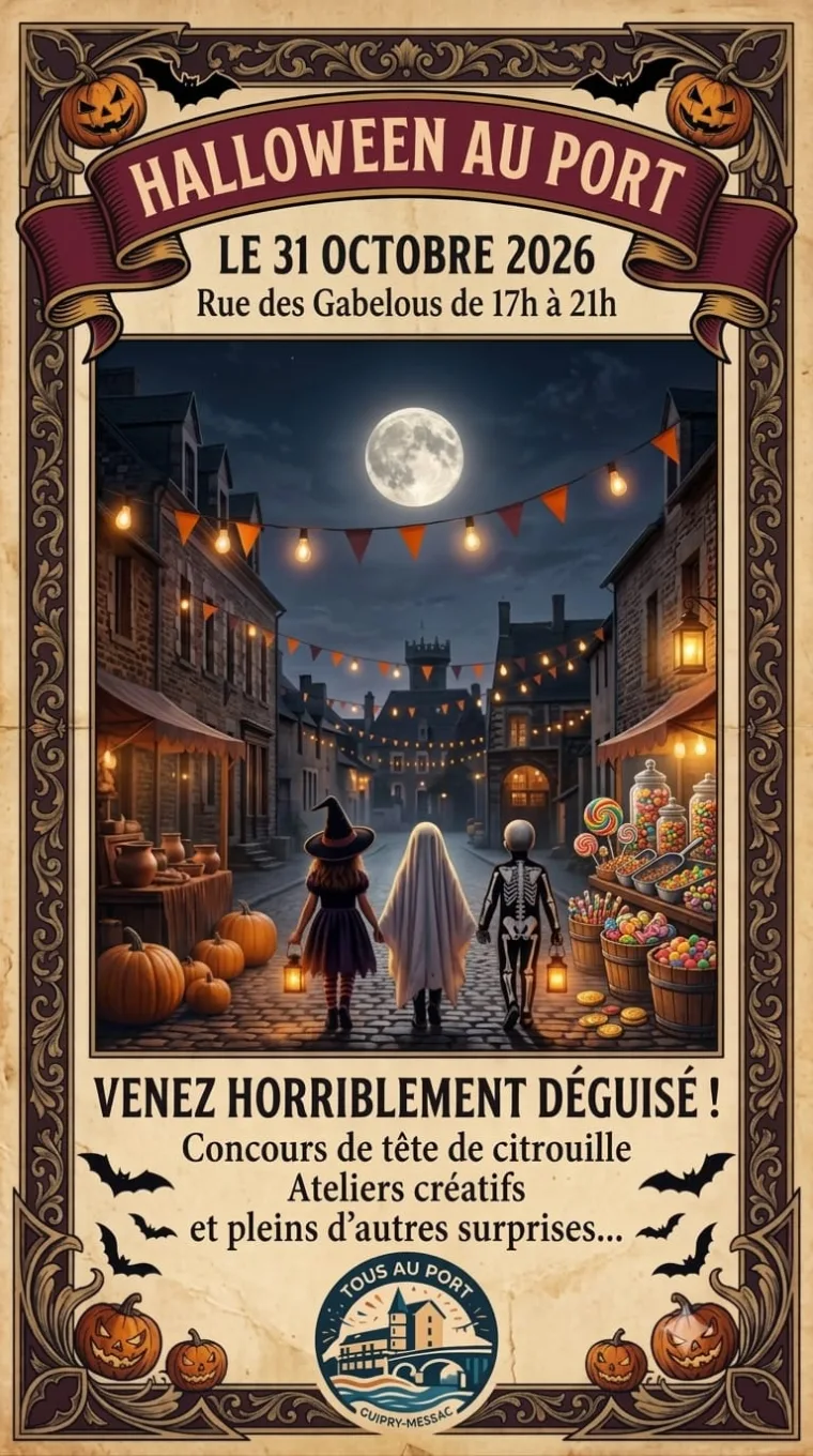 Halloween au port de Guipry-Messac