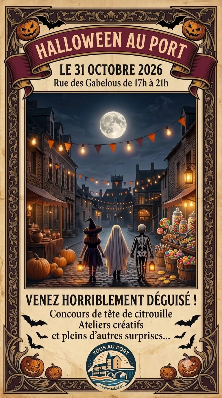 Halloween au port de Guipry-Messac