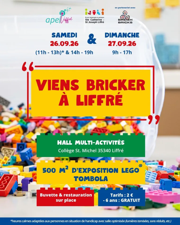 Viens bricker à Liffré – Expo LEGO®