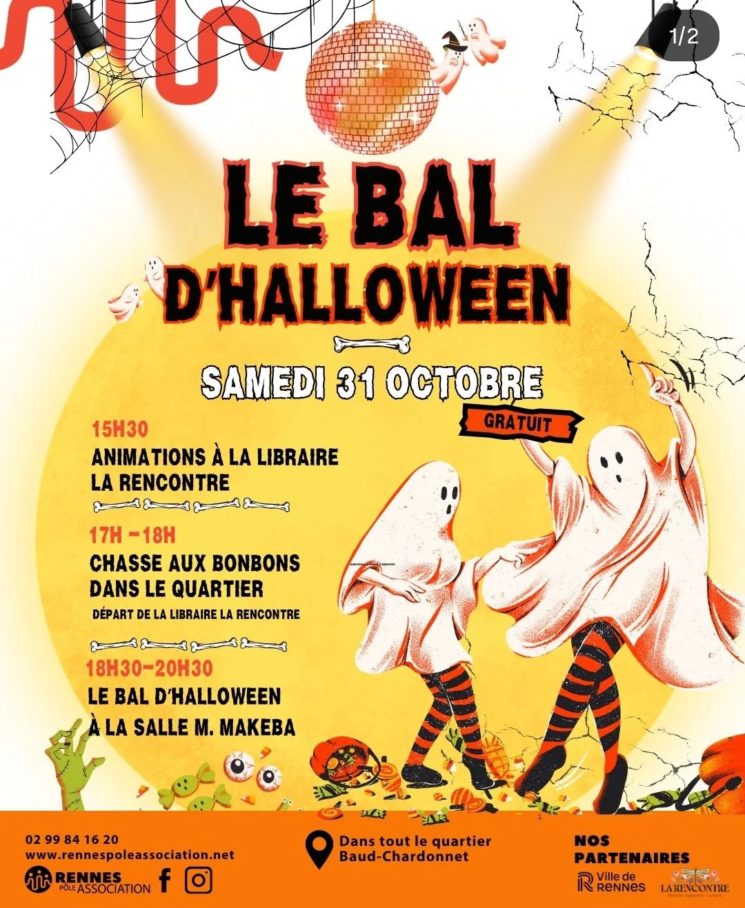 Le Bal d’Halloween à Baud-Chardonnet