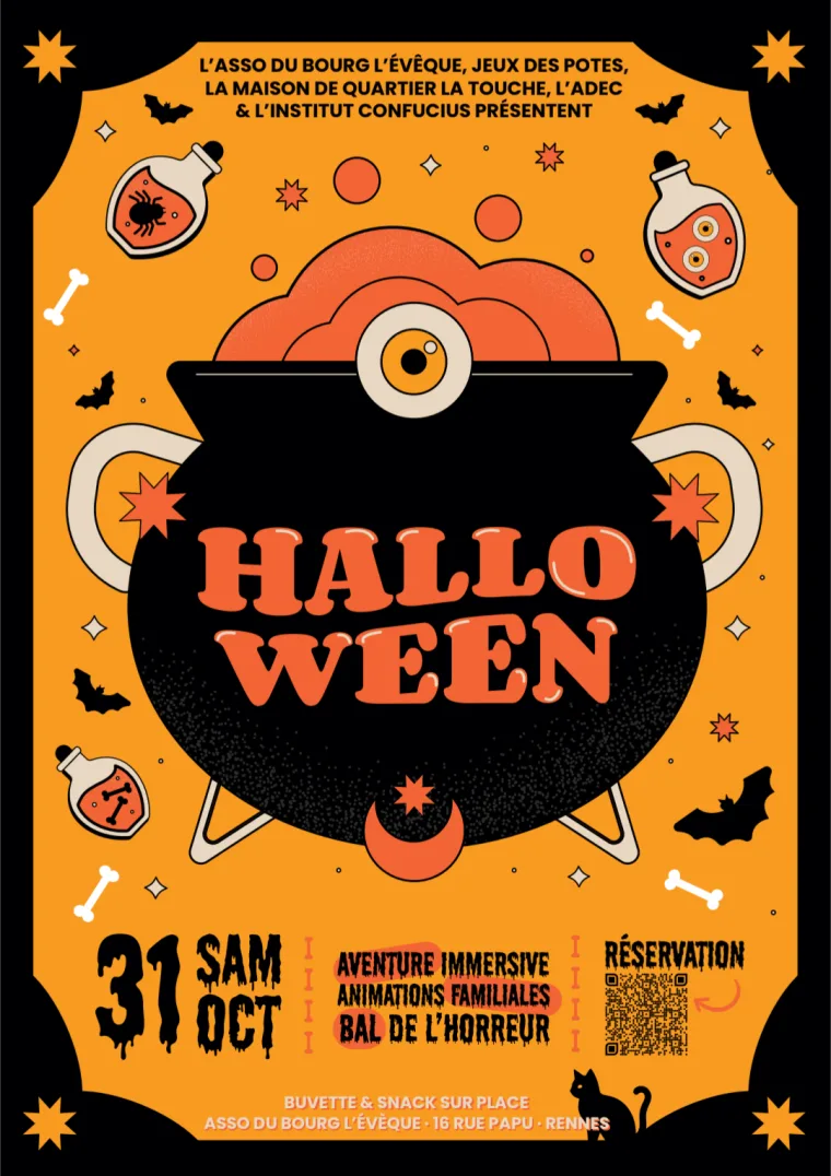 Halloween en famille à Bourg L'Évêque