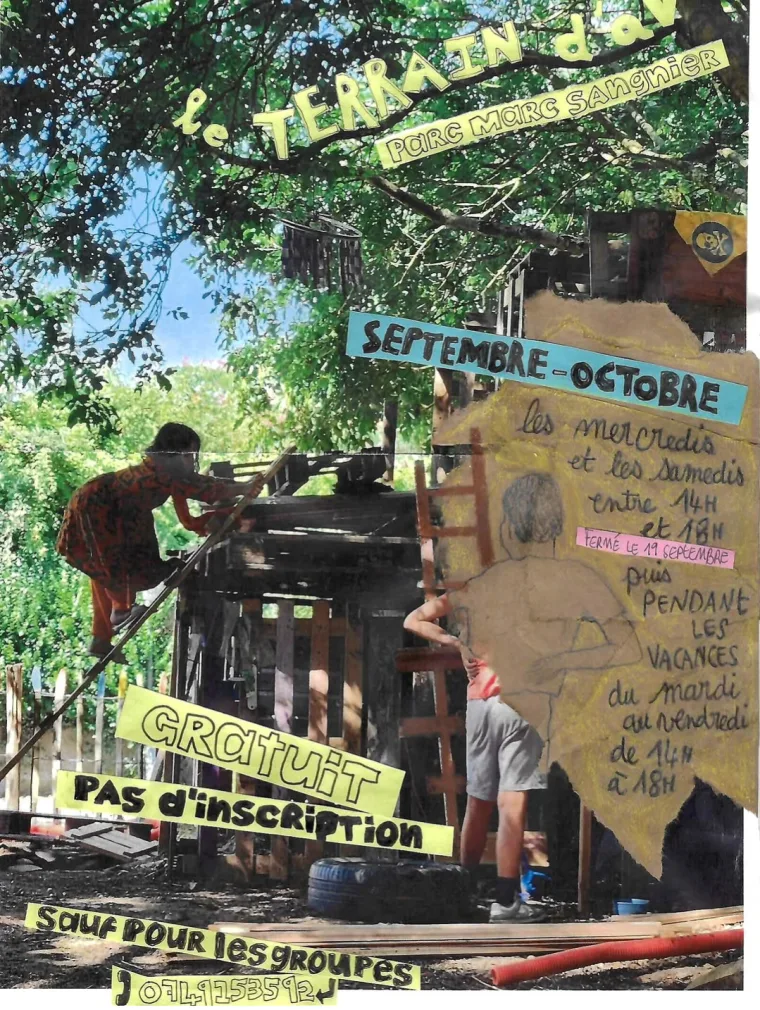 Terrain d’Aventure de l’Allumette – ouvertures d’octobre