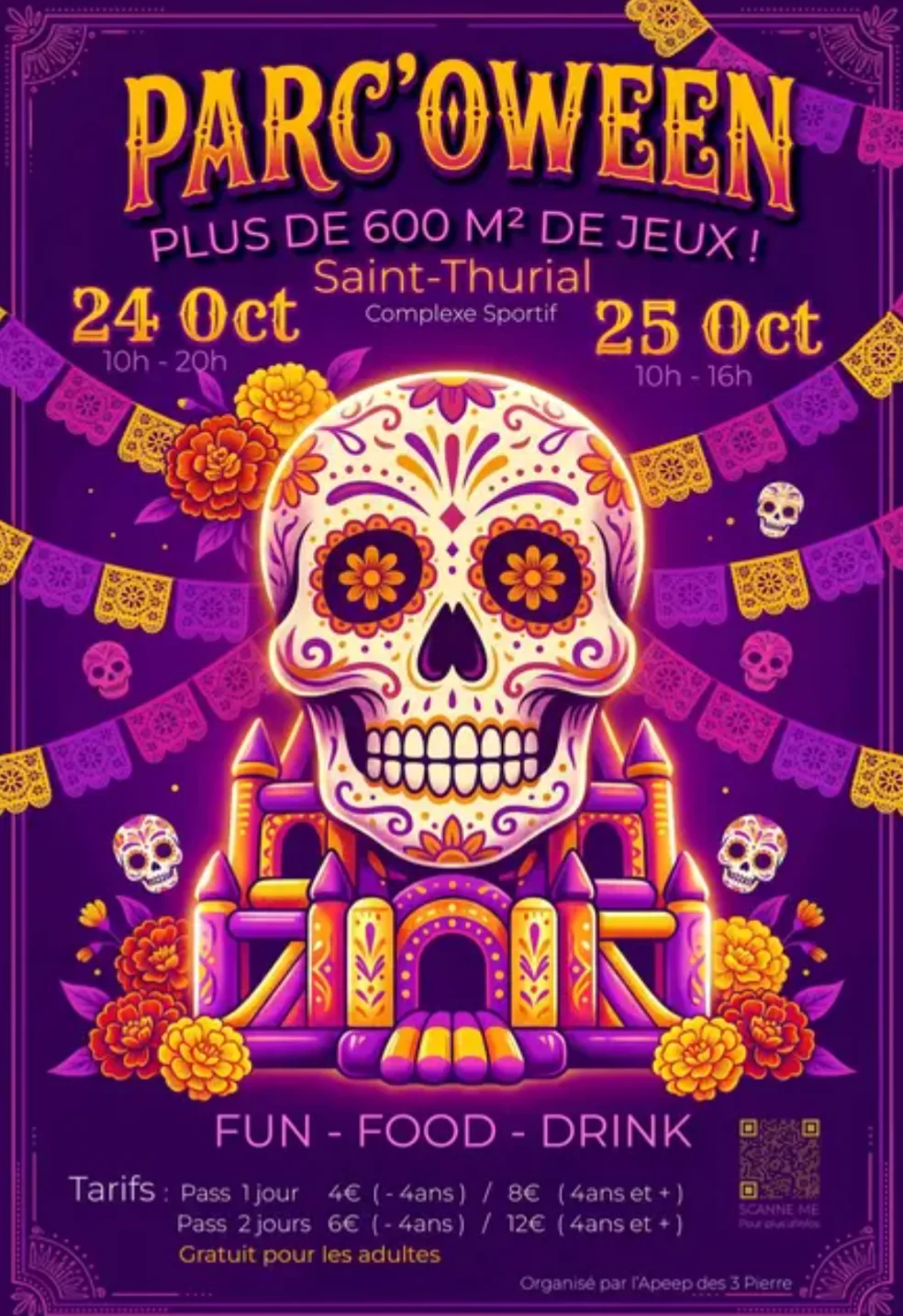 Parc’Oween – Plus de 600 m² de jeux