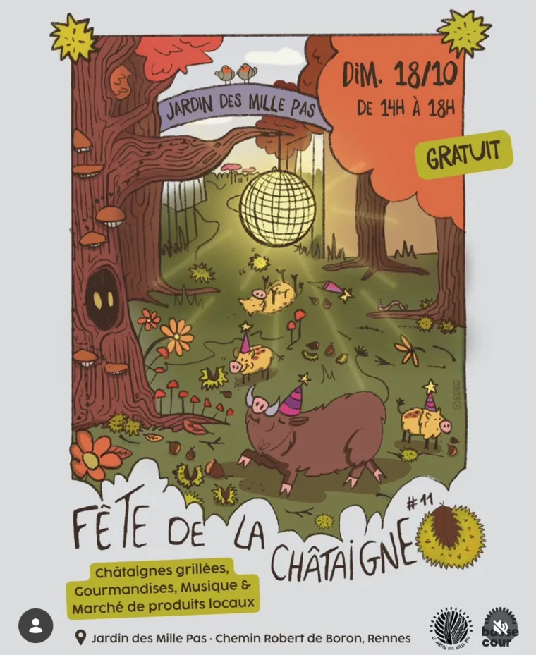 Fête de la Châtaigne au Jardin des Mille Pas