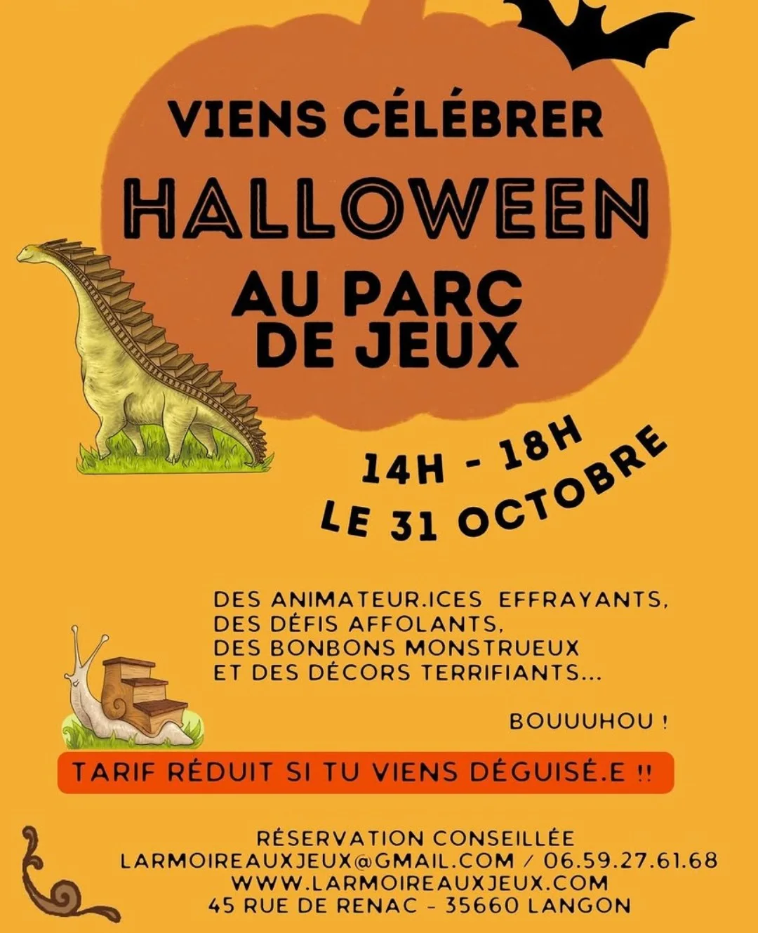 Halloween à L'Armoire aux Jeux : défis et jeux insolites