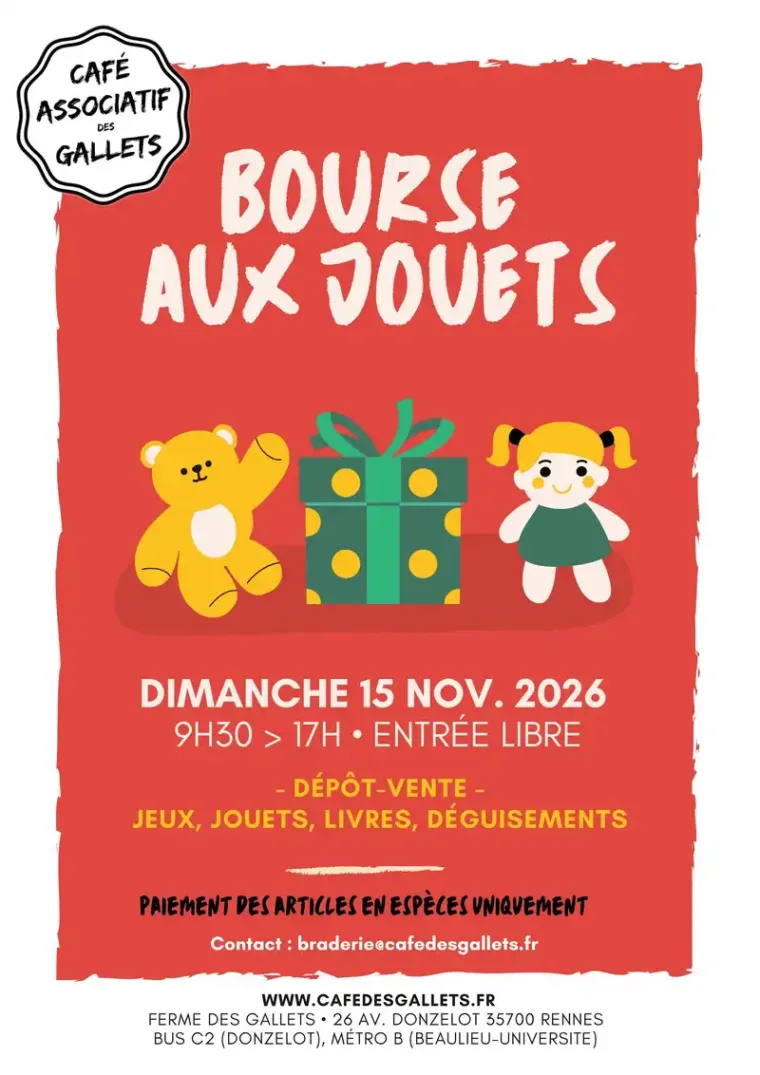 Bourse aux jouets du Café des Gallets