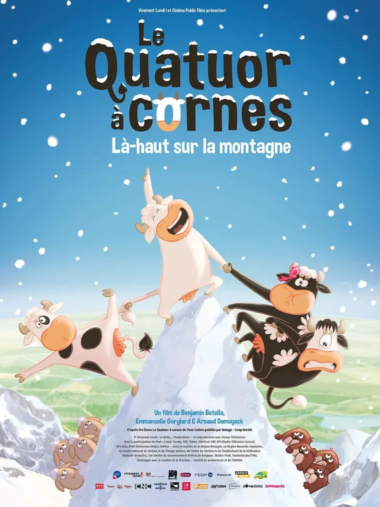 Minicinex : Le Quatuor à cornes, Là-haut sur la montagne