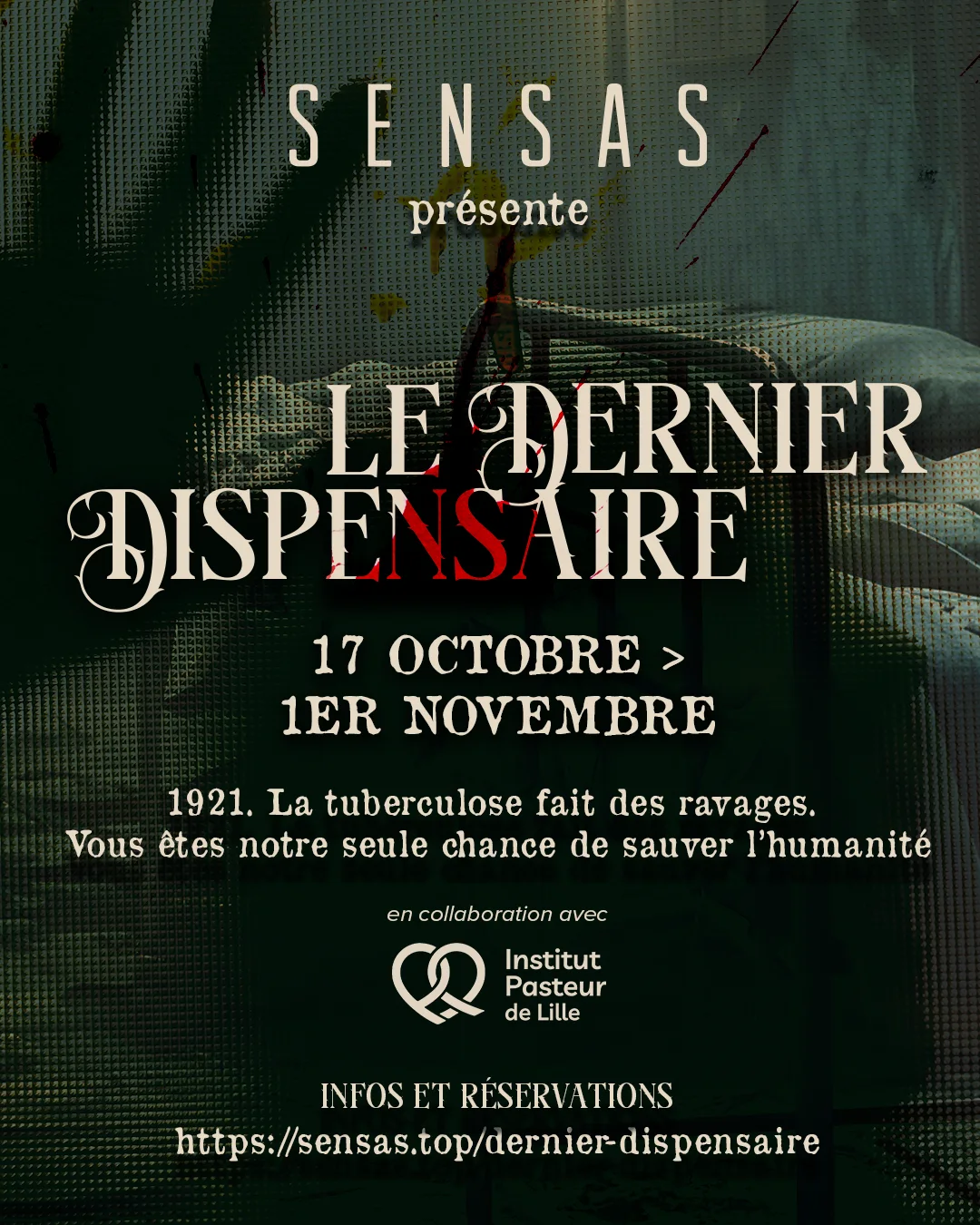 Halloween chez SENSAS Rennes : Le Dernier Dispensaire, une enquête sensorielle dès 7 ans