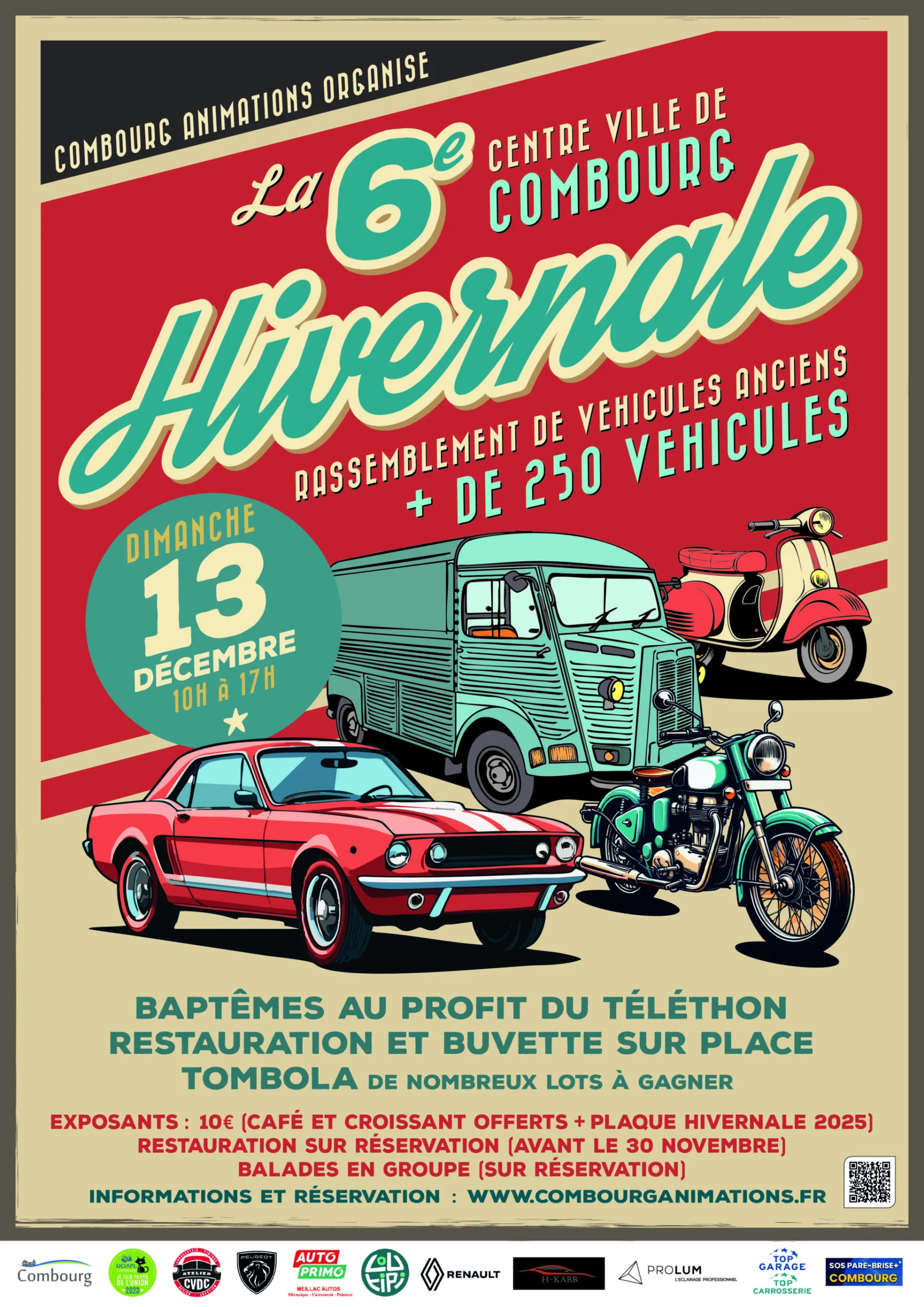 L'Hivernale de Combourg : plus de 200 véhicules de collection à découvrir en famille