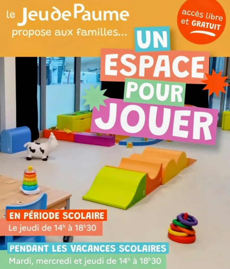 Un espace de jeux gratuit pour les tout-petits au Jeu de Paume à Rennes