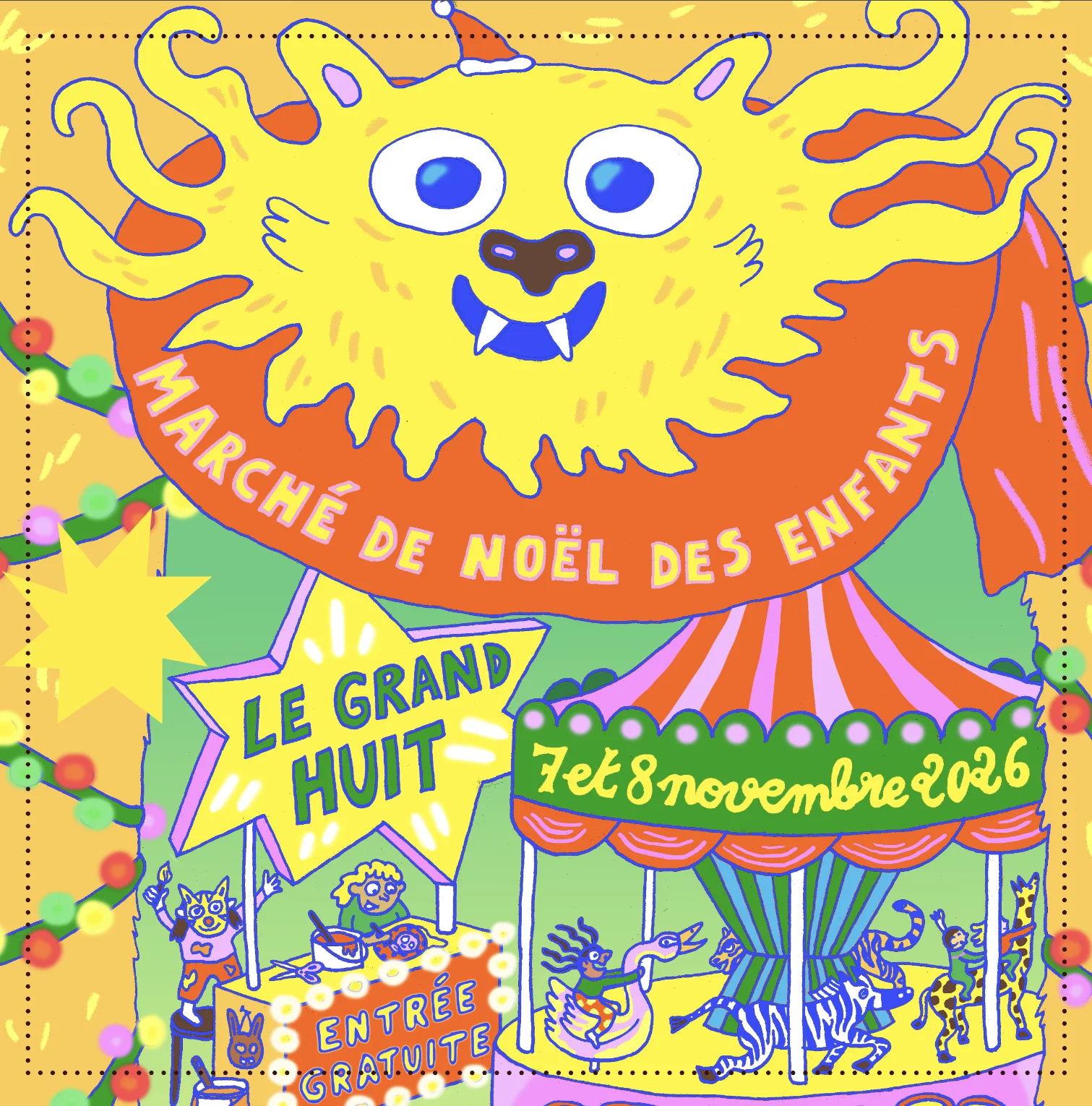 GRRR Festival : un marché de Noël pour les enfants au Grand Huit à Rennes