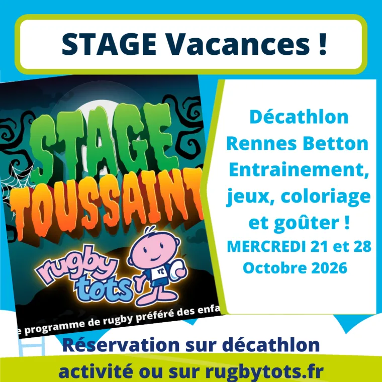 Mini stage RUGBYTOTS pour les 2 à 5 ans